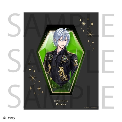 【グッズ-置きもの】ディズニー ツイステッドワンダーランド キャラファインマット シルバー