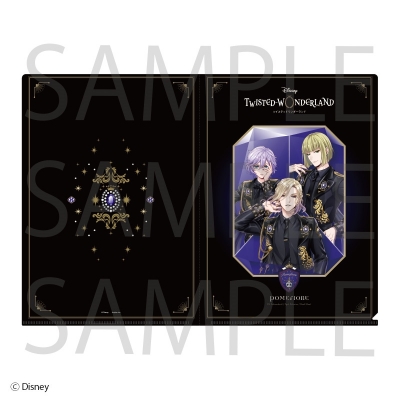 【グッズ-クリアファイル】ディズニー ツイステッドワンダーランド クリアファイル ポムフィオーレ寮