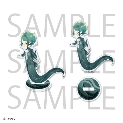 【グッズ-スタンドポップ】ディズニー ツイステッドワンダーランド ミニアクリルスタンド ジェイド・リーチ(マーメイド・フィンver.)