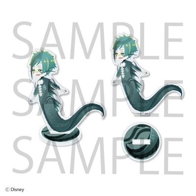 【グッズ-スタンドポップ】ディズニー ツイステッドワンダーランド ミニアクリルスタンド フロイド・リーチ(マーメイド・フィンver.)