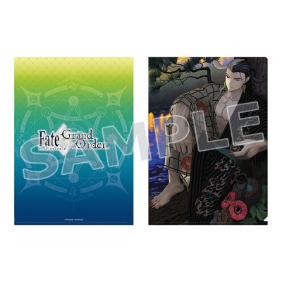 【グッズ-クリアファイル】Fate/Grand Order A4クリアファイル(蘆屋道満 霊衣:朝顔柄の浴衣(呪))