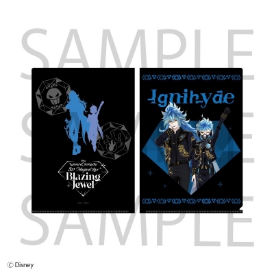 【グッズ-クリアファイル】ディズニー ツイステッドワンダーランド 「Disney Twisted-Wonderland 3D Magical Live -Blazing Jewel-」 クリアファイル<イグニハイド>