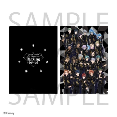 【グッズ-クリアファイル】ディズニー ツイステッドワンダーランド 「Disney Twisted-Wonderland 3D Magical Live -Blazing Jewel-」 クリアファイル<集合>