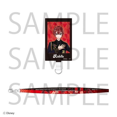 【グッズ-セットもの】ディズニー ツイステッドワンダーランド 「Disney Twisted-Wonderland 3D Magical Live -Blazing Jewel-」 フォンタブ&ストラップセット<リドル・ローズハート>