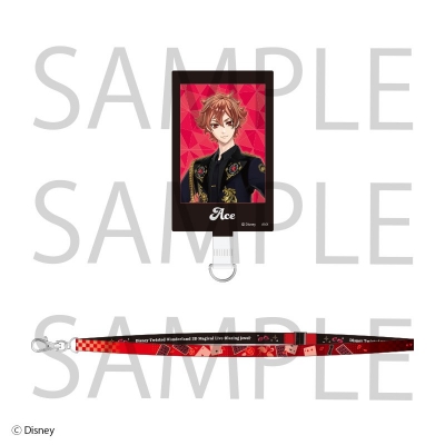 【グッズ-セットもの】ディズニー ツイステッドワンダーランド 「Disney Twisted-Wonderland 3D Magical Live -Blazing Jewel-」 フォンタブ&ストラップセット<エース・トラッポラ>