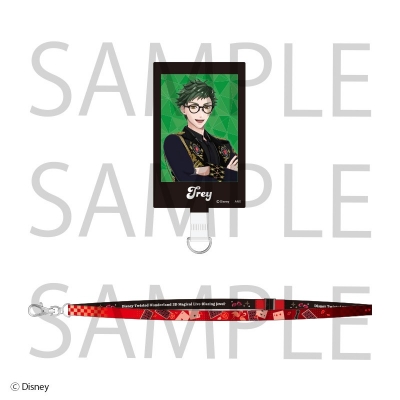 【グッズ-セットもの】ディズニー ツイステッドワンダーランド 「Disney Twisted-Wonderland 3D Magical Live -Blazing Jewel-」 フォンタブ&ストラップセット<トレイ・クローバー>