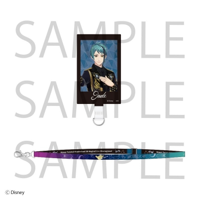 【グッズ-セットもの】ディズニー ツイステッドワンダーランド 「Disney Twisted-Wonderland 3D Magical Live -Blazing Jewel-」 フォンタブ&ストラップセット<ジェイド・リーチ>