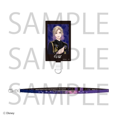 【グッズ-セットもの】ディズニー ツイステッドワンダーランド 「Disney Twisted-Wonderland 3D Magical Live -Blazing Jewel-」 フォンタブ&ストラップセット<ヴィル・シェーンハイト>