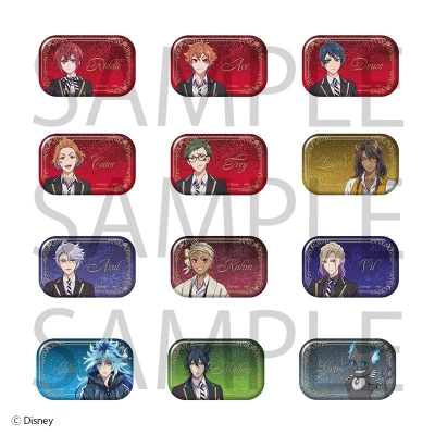【グッズ-バッチ】ディズニー ツイステッドワンダーランド グリッター缶バッジコレクション(ランダム12種)