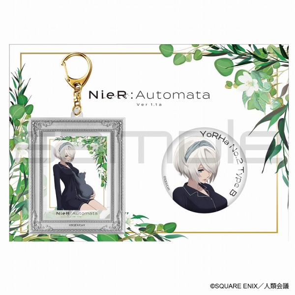 TVアニメ『NieR:Automata Ver1.1a』 缶バッジ&アクリルキーホルダーSET 2B