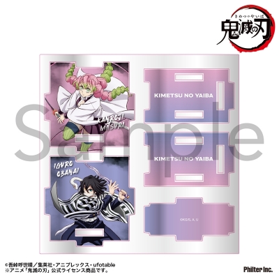 【グッズ-小物入れ】アニメ「鬼滅の刃」 アクリル小物入れ 甘露寺蜜璃&伊黒小芭内