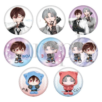 【グッズ-バッチ】Kiss me crying トレーディング缶バッジ 全8種