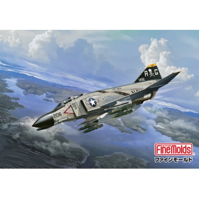 【プラモデル】ジェット機 FF05 アメリカ海軍 F-4B 戦闘機VF-84 “ジョリーロジャース” 1/72