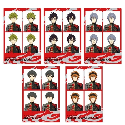 【グッズ-ステッカー】THE IDOLM@STER SideM F@NTASTIC BATTLE FES ~Who goes first~ 「CROWN US KING!」 証明写真風ステッカーセット(High×Joker)