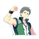【グッズ-スタンドポップ】THE IDOLM@STER SideM ~P@SSION CHALLENGE We are 315!~ MONTHLY THEME SONG vol.2 ビッグアクリルスタンド 信玄 誠司の画像