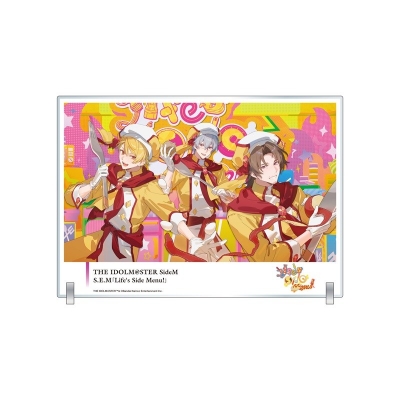 【グッズ-ボード】THE IDOLM@STER SideM 2DMV公開記念グッズ アクリルアートボードvol.3 「Life's Side Menu!」