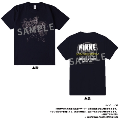 【グッズ-Tシャツ】勝利の女神:NIKKE ファンミーティング、エンカウンター! ~これからもずっと一緒です、指揮官~ Tシャツ(サイズ:XLサイズ)