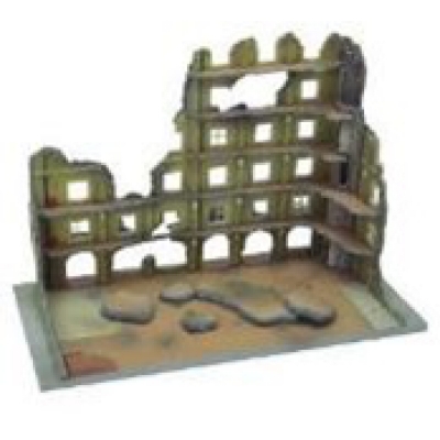 【フィギュア-キット】ジオコム D-CM04 破壊されたビルC 1/144【再販】