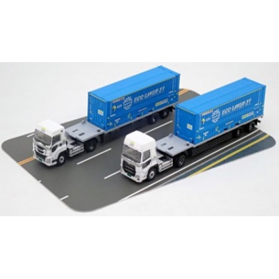 【フィギュア】トレコレ トレーラーコレクション NX 日本通運 31ftコンテナトレーラー 2台セットA 1/150