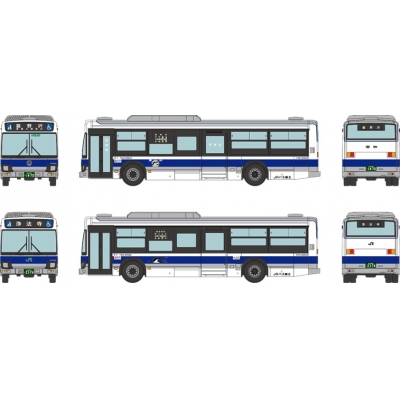 【フィギュア】バスコレ ザ・バスコレクション ジェイアールバス東北 国鉄復刻バス・現行塗装車2台セット 1/150