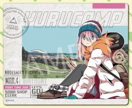 グッズ マウスパッド ゆるキャン Season2 マウスパッド 各務原なでしこ アニメイト