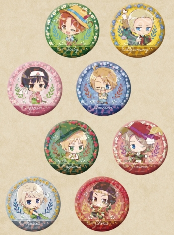 グッズ-バッチ】ヘタリア World☆Stars トレーディングホログラム缶 