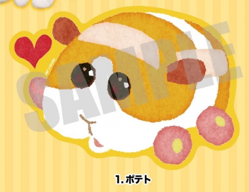 グッズ マウスパッド Pui Pui モルカー ダイカットマウスパッド ポテト アニメイト