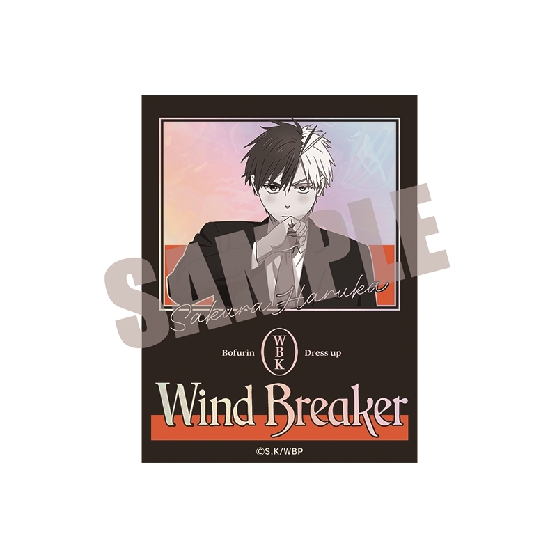 【グッズ-ステッカー】WIND BREAKER オーロラステッカー 桜 遥 Dress up ver.