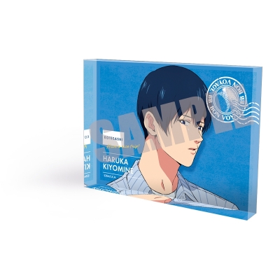 【グッズ-置きもの】忘却バッテリー アクリルブロック 清峰葉流火 TRAVEL ver.