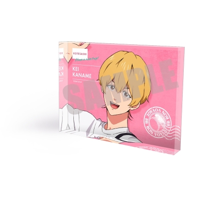 【グッズ-置きもの】忘却バッテリー アクリルブロック 要 圭 TRAVEL ver.