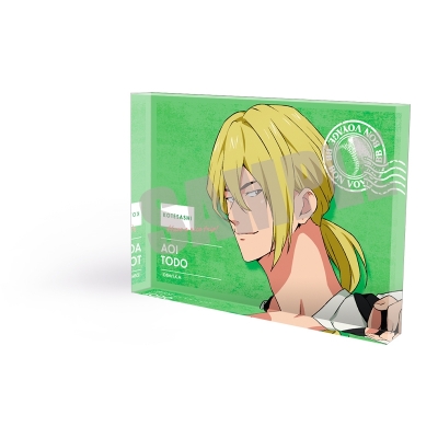 【グッズ-置きもの】忘却バッテリー アクリルブロック 藤堂 葵 TRAVEL ver.