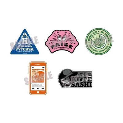 【グッズ-ステッカー】忘却バッテリー ダイカットステッカーセット TRAVEL ver.