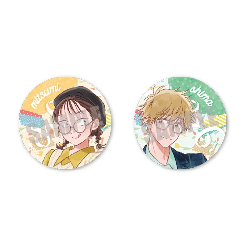 【グッズ-バッチ】スキップとローファー マット缶バッジセット Link code ver.