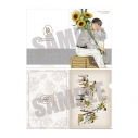 【グッズ-クリアファイル】忘却バッテリー クリアファイルセット 山田太郎&集合 SUNFLOWER ver.の画像