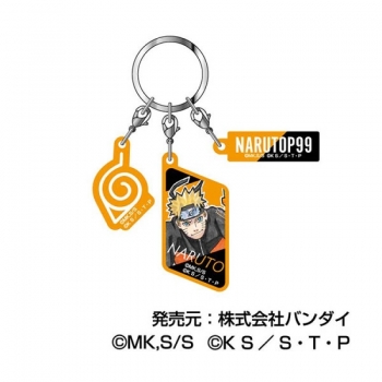 グッズ-キーホルダー】NARUTOP99 3連アクリルキーホルダー01 うずまき 