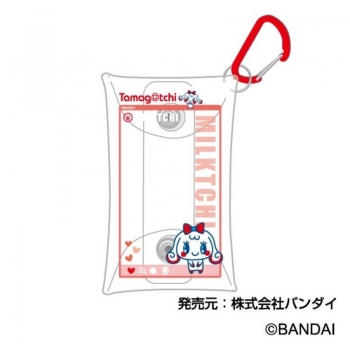 グッズ-ポーチ】たまごっち マルチクリアケースSサイズ06 みるくっち 