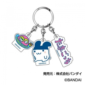 グッズ-キーホルダー】たまごっち 3連アクリルキーホルダー07 みみっち 