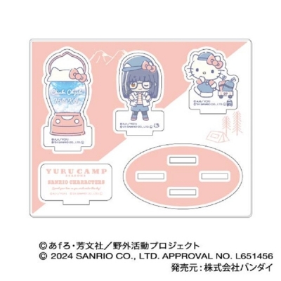 【グッズ-スタンドポップ】『ゆるキャン△SEASON3』×サンリオキャラクターズ アクスタコレクション 03 大垣 千明×ハローキティ