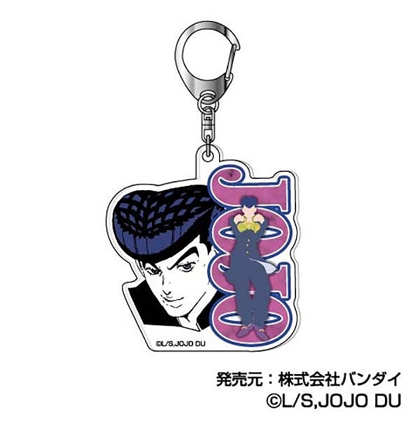 【グッズ-キーホルダー】ジョジョの奇妙な冒険 ダイヤモンドは砕けない 彩色影絵 アクリルキーホルダー 01東方仗助