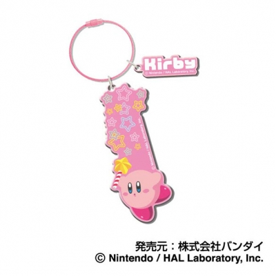 【グッズ-キーホルダー】星のカービィ ワイヤープレートキーホルダーVol.2 01 カービィ(スターロッド)
