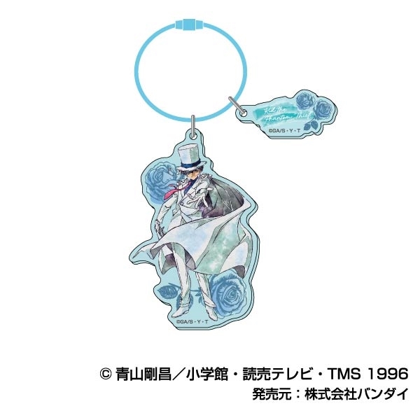 【グッズ-キーホルダー】名探偵コナン ワイヤープレートキーホルダー レタコレ06 怪盗キッド