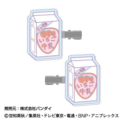 【グッズ-ヘアバンド】銀魂 ヘアクリップ01 いちご牛乳