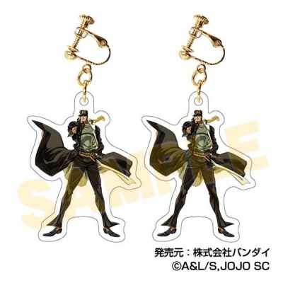 【グッズ-イヤリング】ジョジョの奇妙な冒険 スターダストクルセイダース Clearイヤリング 01空条承太郎