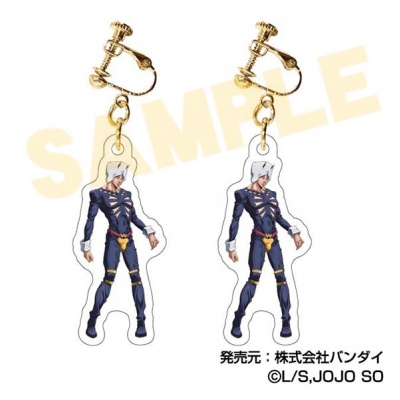 【グッズ-イヤリング】ジョジョの奇妙な冒険 ストーンオーシャン Clearイヤリング 02ウェザー・R