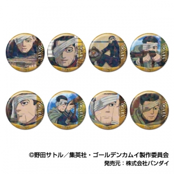グッズ-バッチ】ゴールデンカムイ メモリーキラッとCANバッジ 尾形百之 