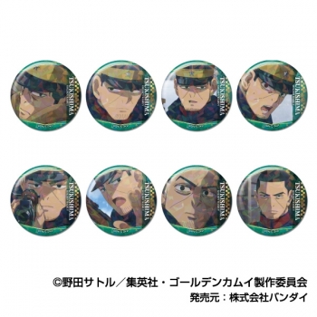 グッズ-バッチ】ゴールデンカムイ メモリーキラッとCANバッジ 月島軍曹 