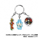 【グッズ-キーホルダー】妖怪ウォッチ♪ 3連アクリルキーホルダー02 コマさんの画像
