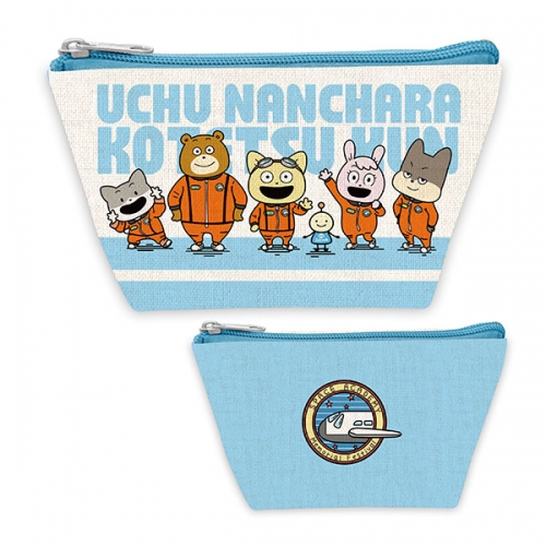 グッズ ポーチ 宇宙なんちゃらこてつくん マルチポーチ 01オレンジスーツ集合 アニメイト