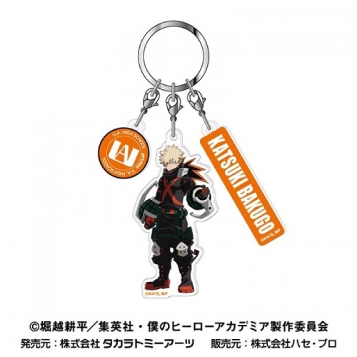 グッズ-キーホルダー】僕のヒーローアカデミア 3連アクリル  