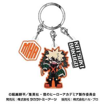 【グッズ-キーホルダー】僕のヒーローアカデミア 3連アクリルキーホルダーVol.3 02 爆豪 勝己